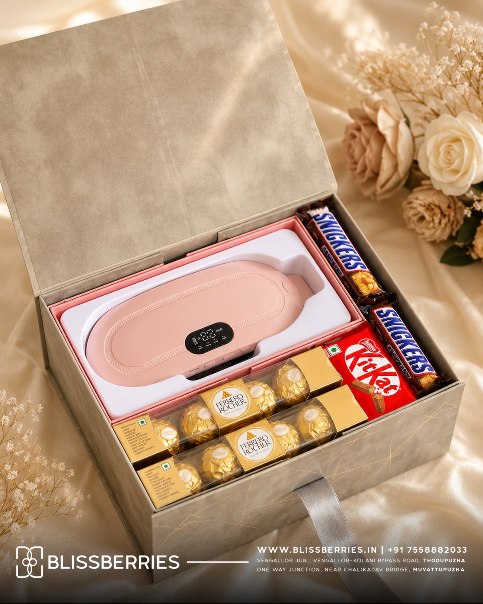 HS16 - Panda, Periods Cramp Massager, Chocolates Combo
