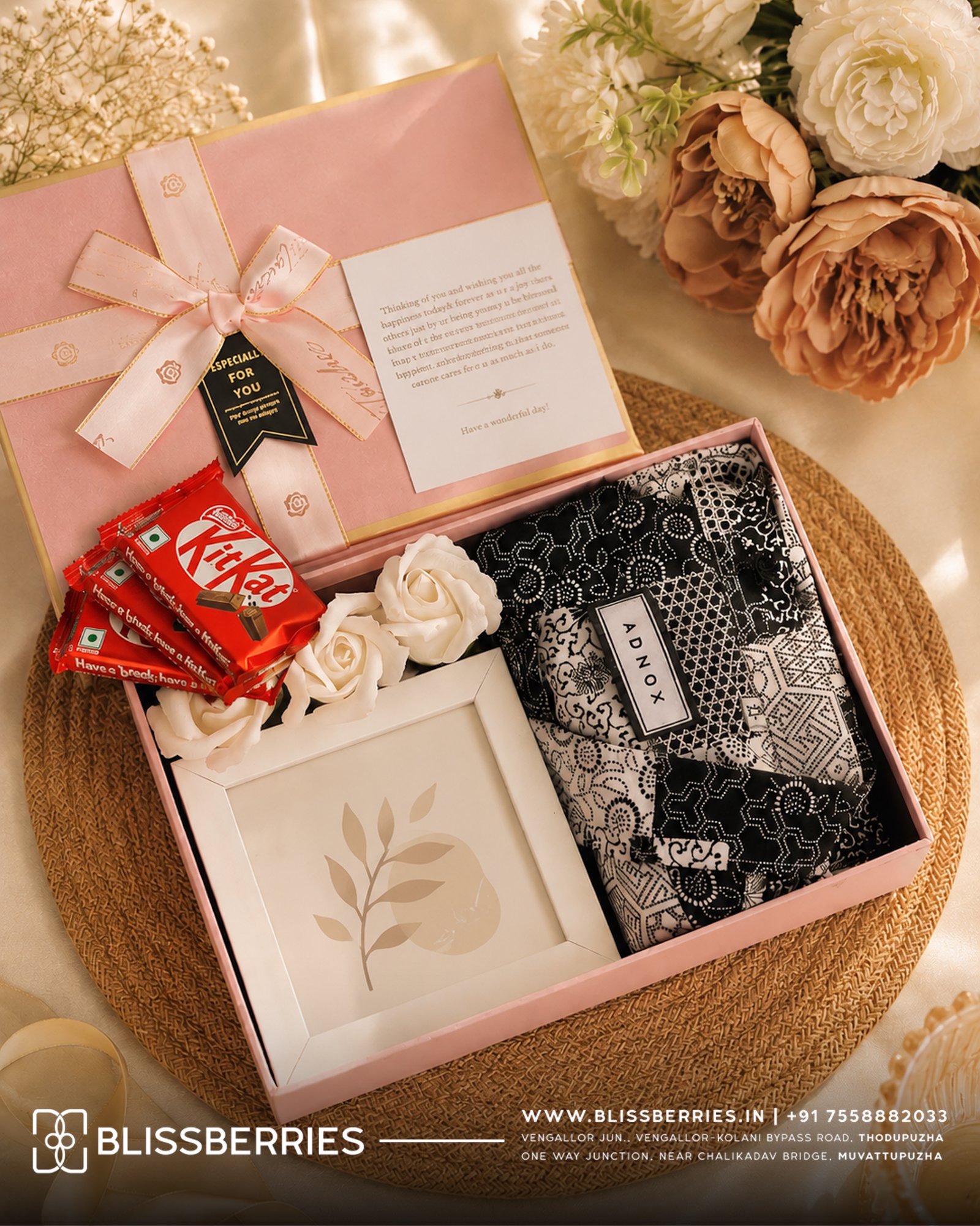 HS37 - Shirt, Leather Wallet, Galaxy Chocolates, Flower Combo