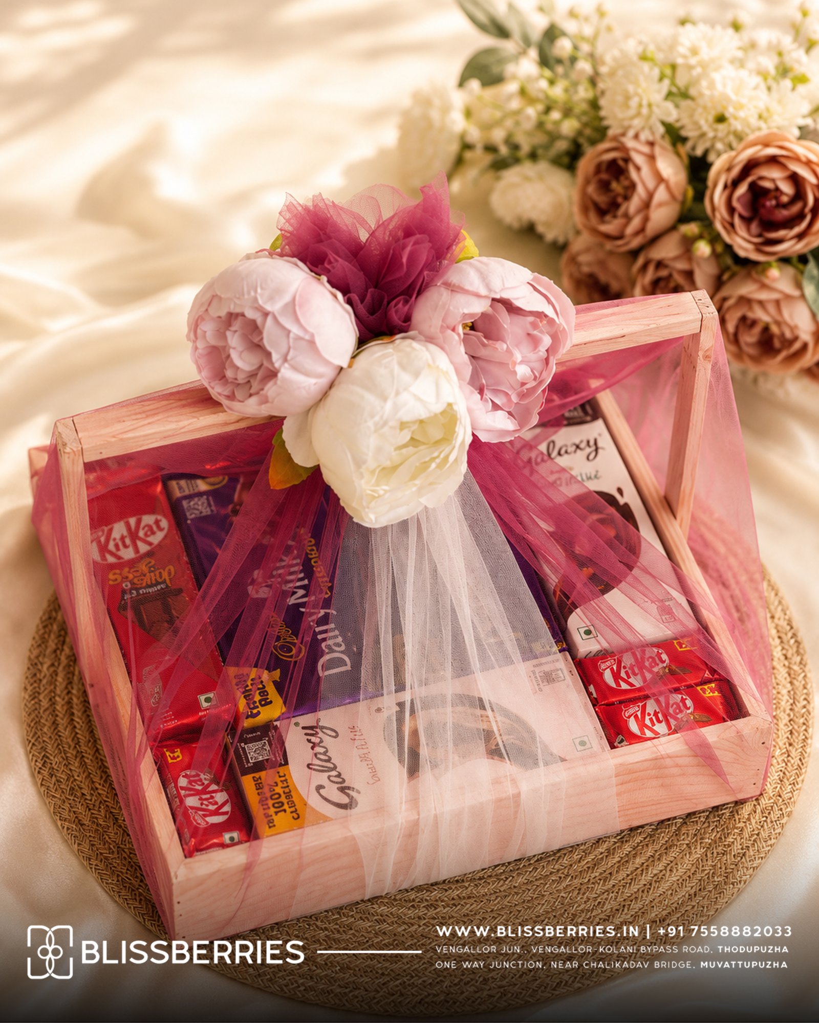HS43 -  Shirt, Mini Frame, Perfume, Chocolates, Flower Combo